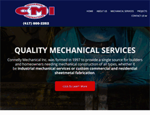Tablet Screenshot of connellymechanical.com